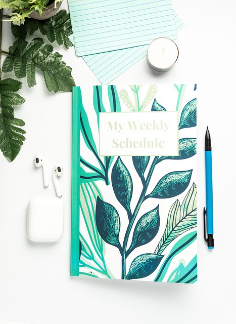 investment research checklist notebook with risk management notes